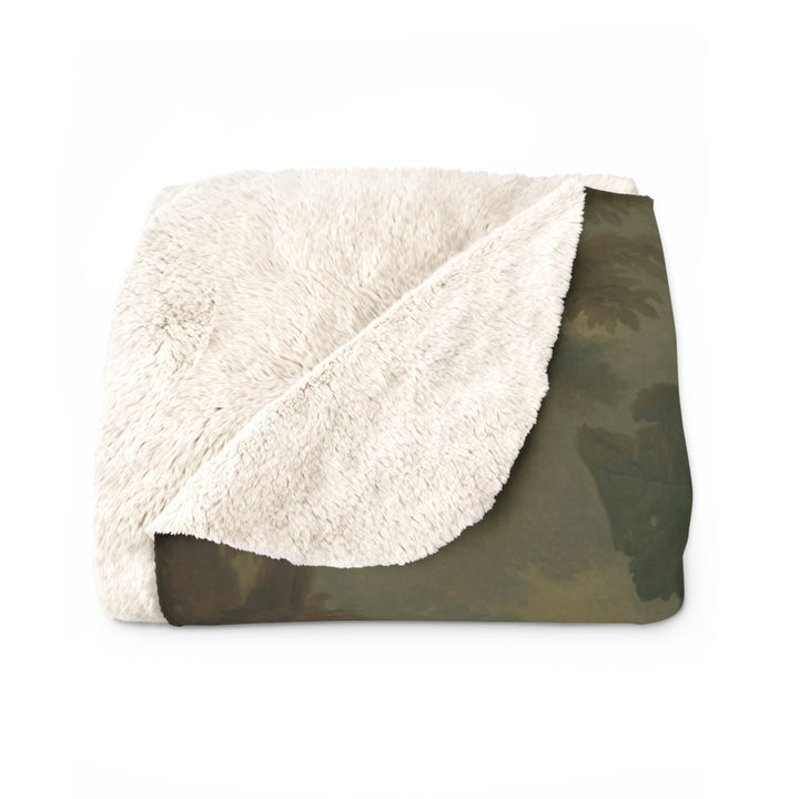 Sherpa Fleece Blanket - Vintage Flowers