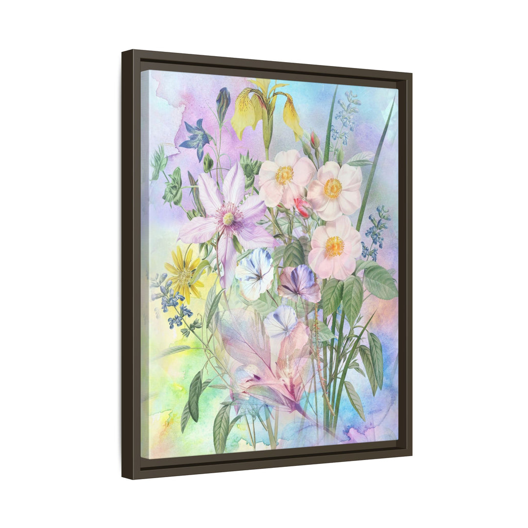 Canvas Wall Art - Sustainably Made Framed Wall Art - Wild Rose Garden