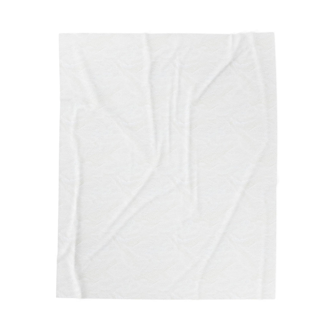 Luxury Velveteen Plush Blanket - Jasmine Evening- Cozy & Soft
