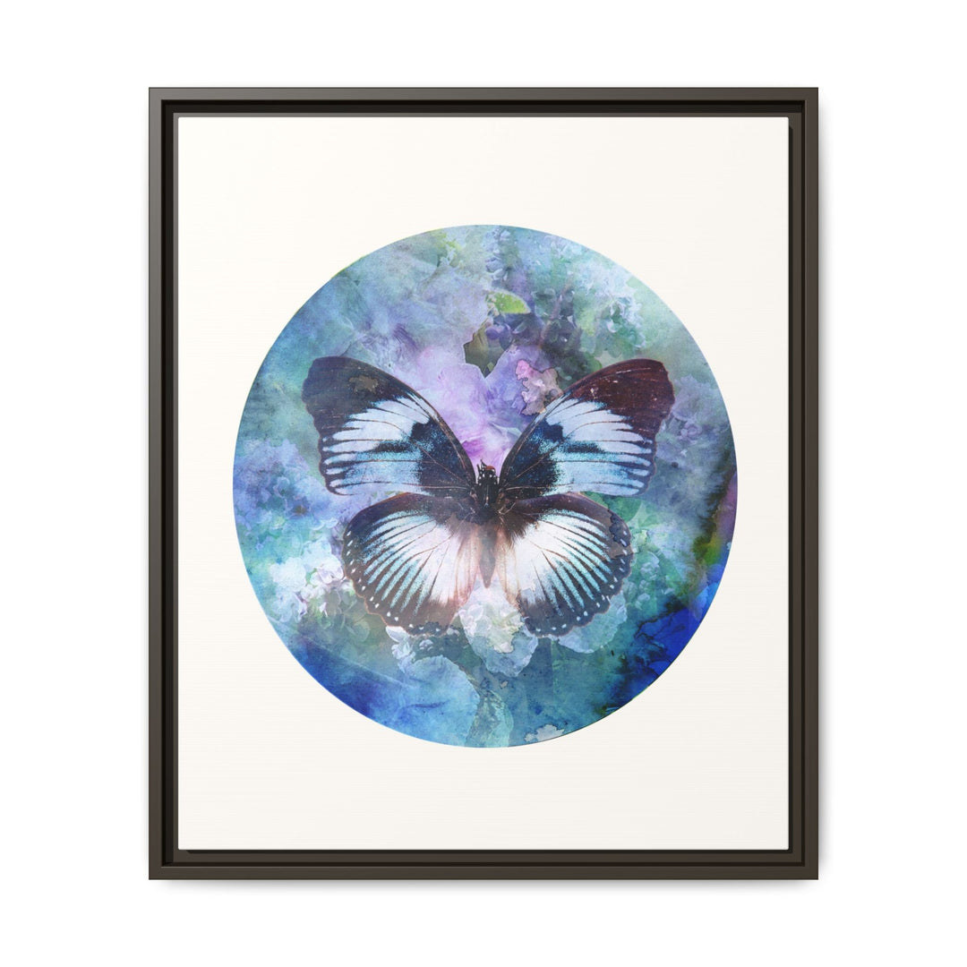 Canvas Wall Art - Sustainably Made Wall Décor - Lilac Butterfly