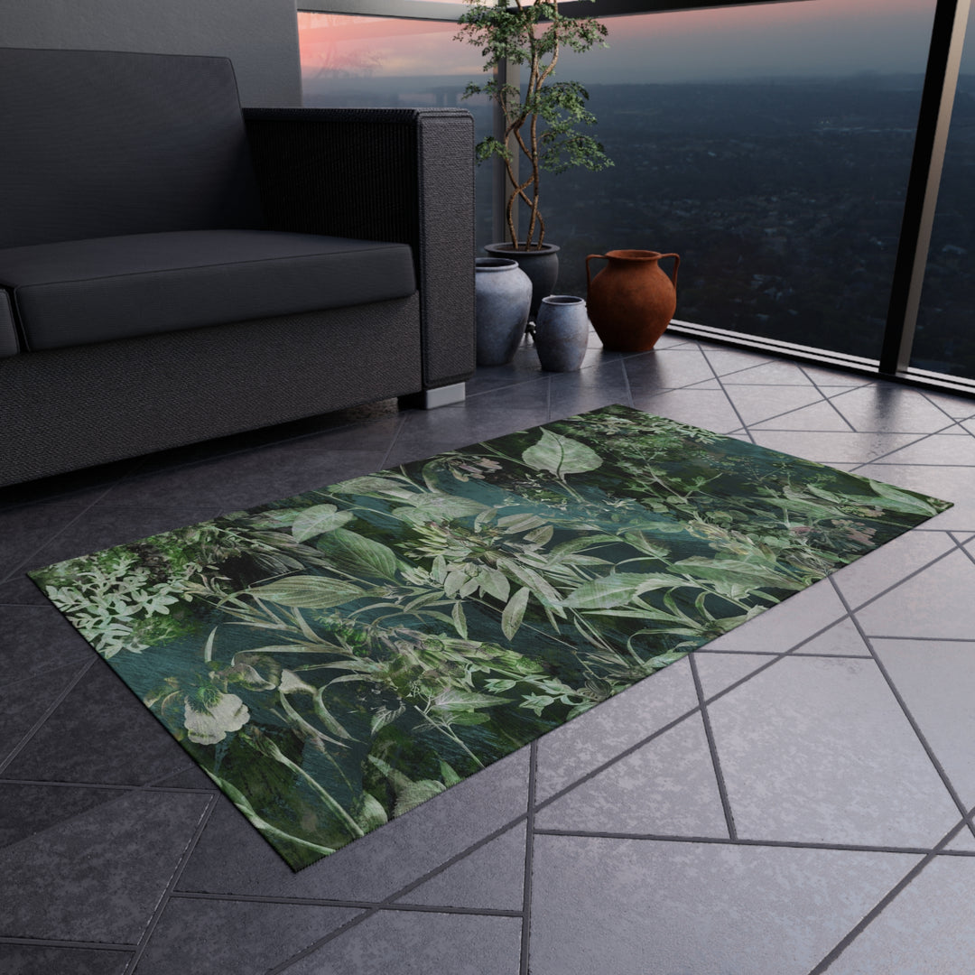 Outdoor Rug - Green Forest