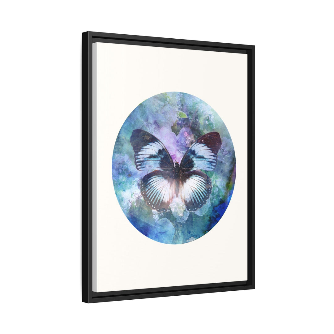 Canvas Wall Art - Sustainably Made Wall Décor - Lilac Butterfly