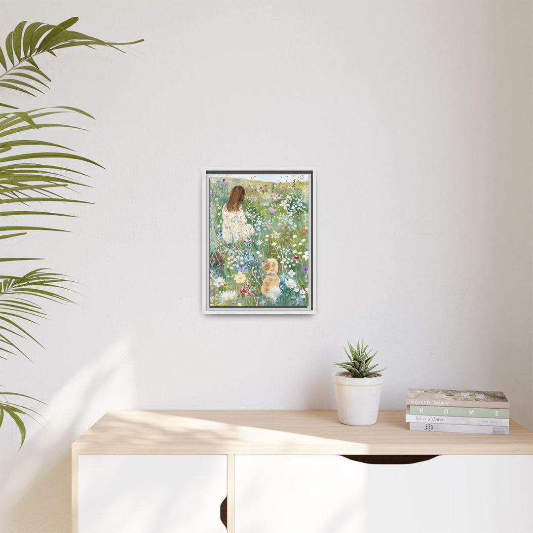 Canvas Wall Art - Sustainably Made Framed Wall Art - In the Meadow