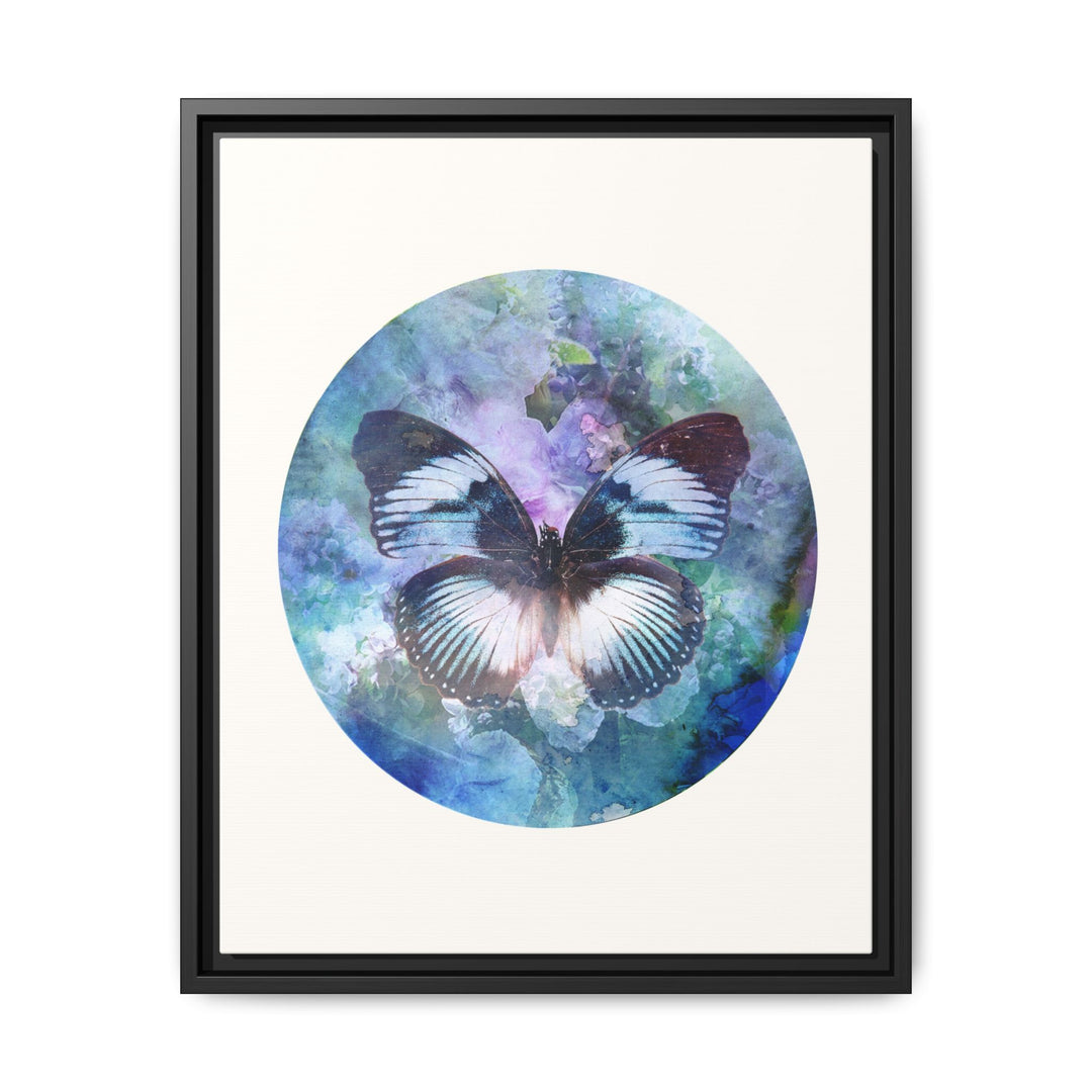 Canvas Wall Art - Sustainably Made Wall Décor - Lilac Butterfly
