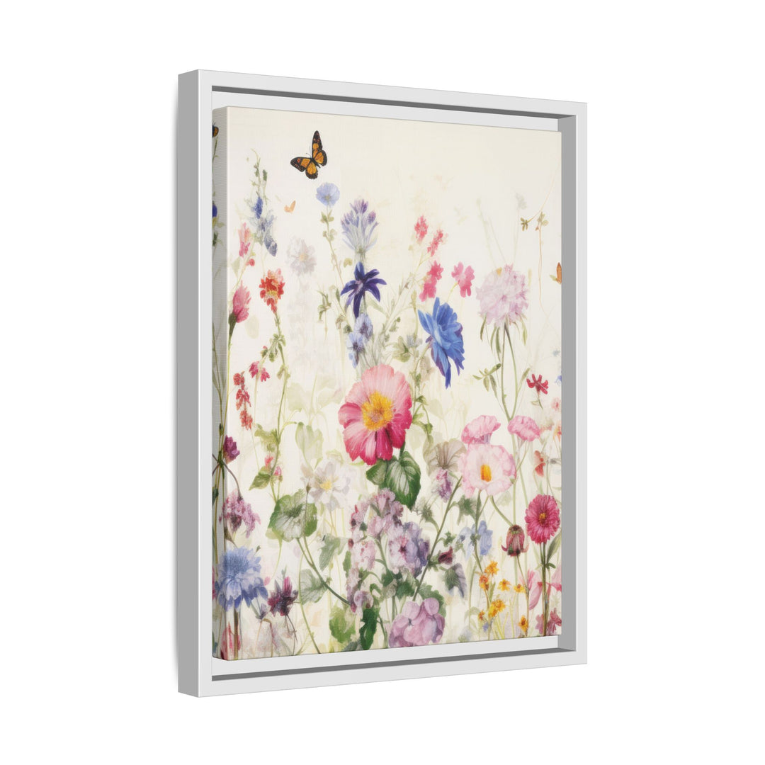 Canvas Wall Art - Sustainably Made Framed Wall Art - Soft Meadow
