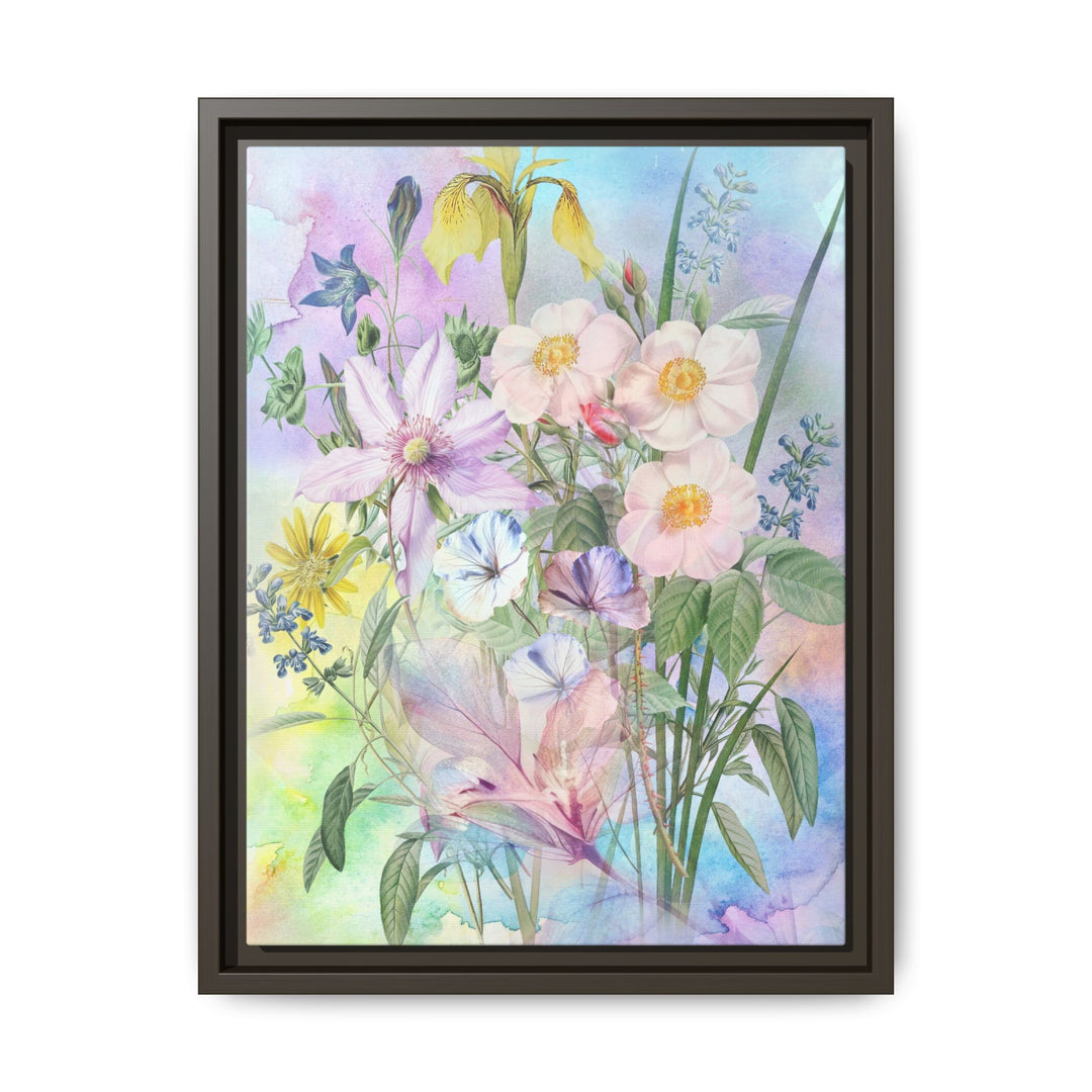 Canvas Wall Art - Sustainably Made Framed Wall Art - Wild Rose Garden