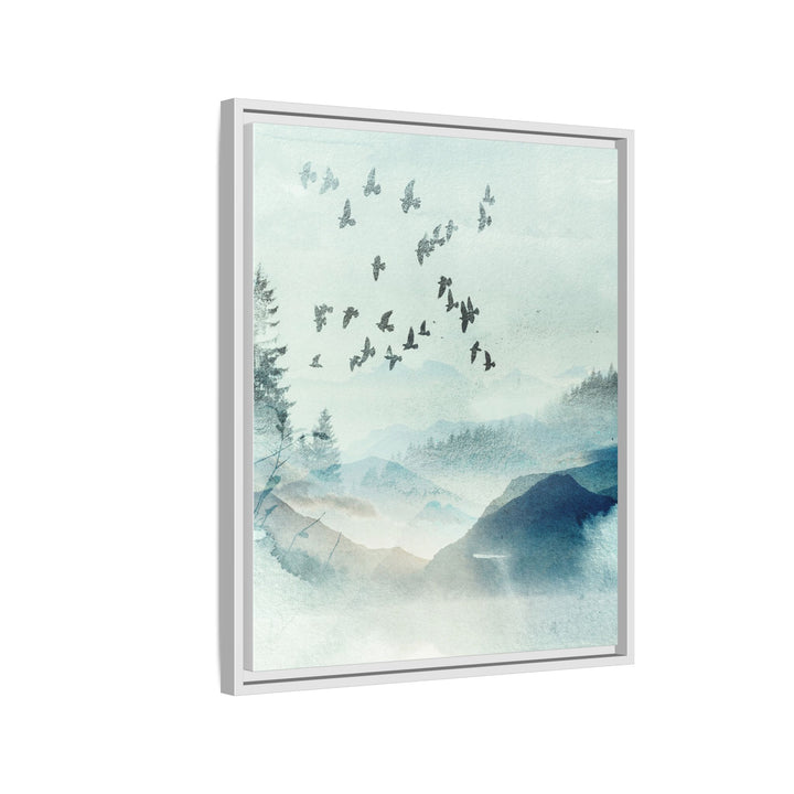 Canvas Wall Art - Sustainably Made Framed Wall Art - Morning Birds