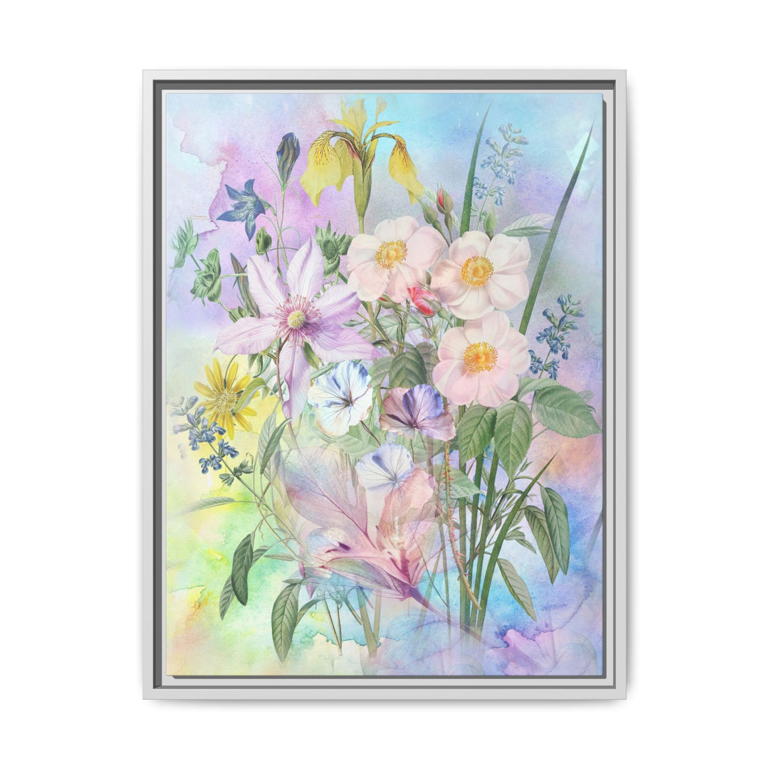 Canvas Wall Art - Sustainably Made Framed Wall Art - Wild Rose Garden