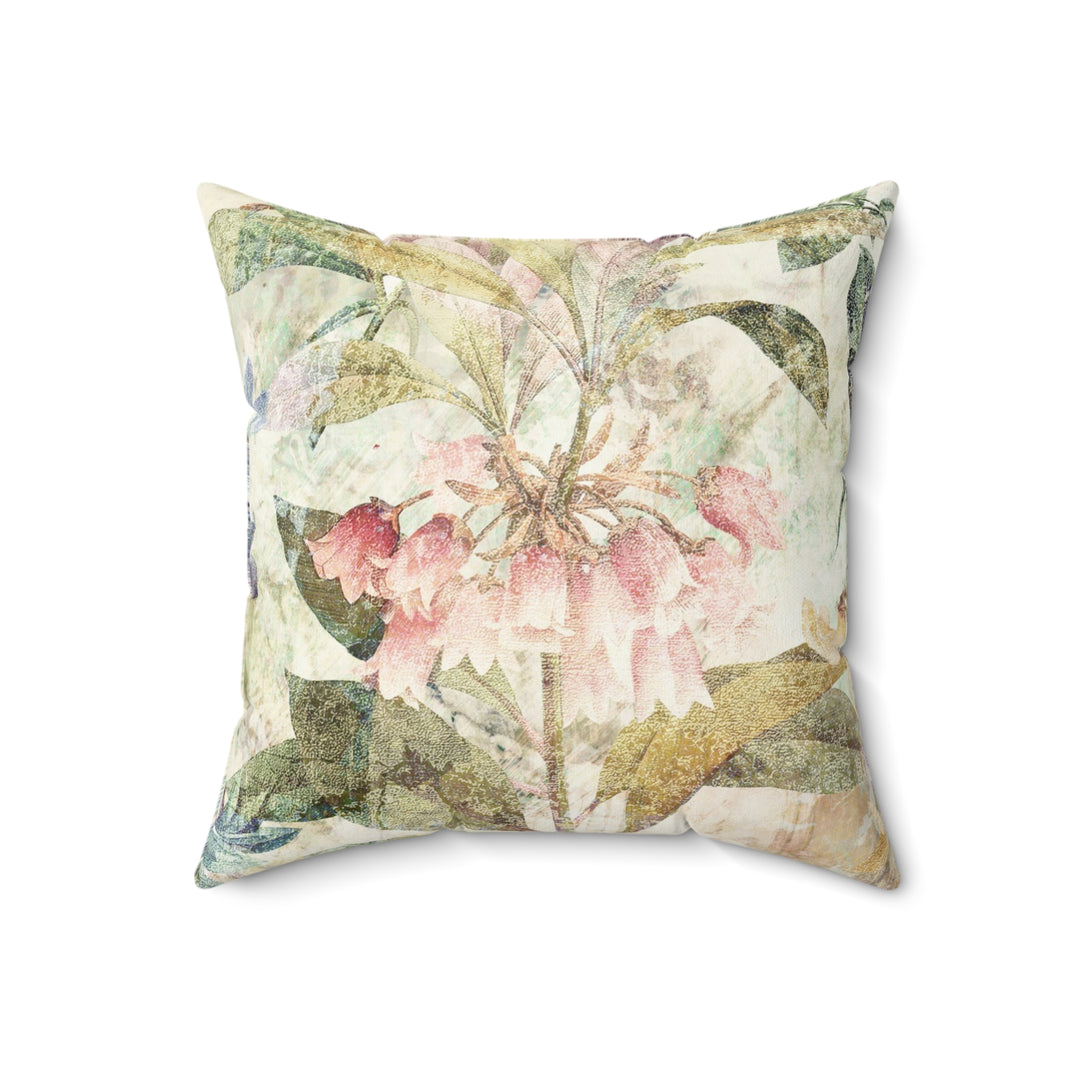 Luxury Faux Suede Pillow - Faded Fresco