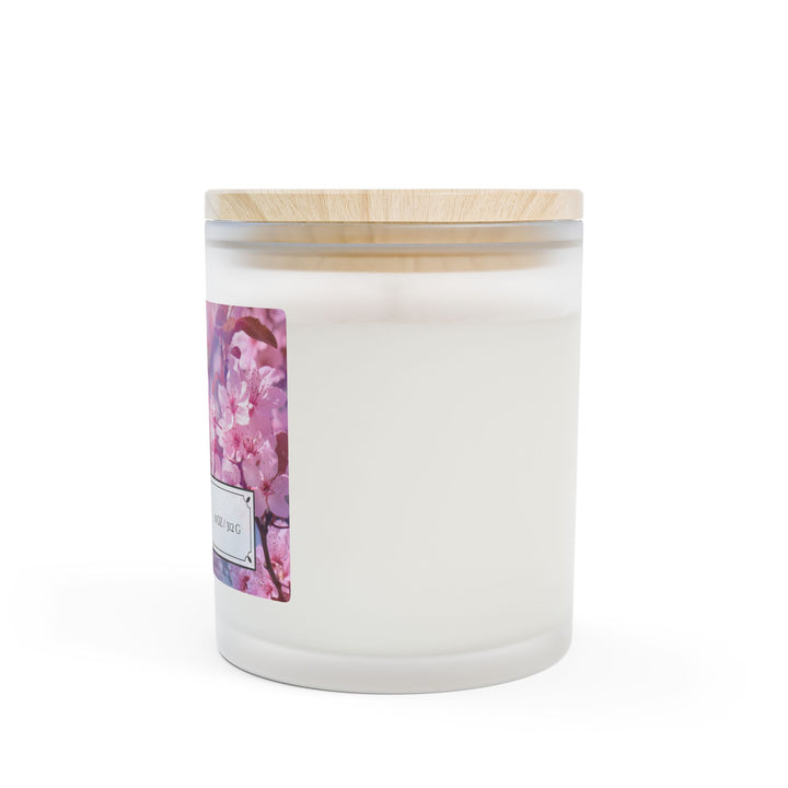 Frosted Glass Candle - 11oz - Vegan Wax - Blossom Buddha