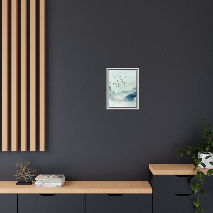 Canvas Wall Art - Sustainably Made Framed Wall Art - Morning Birds