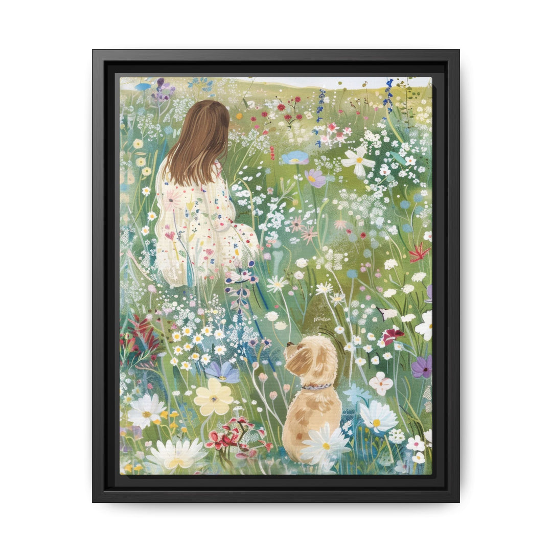 Canvas Wall Art - Sustainably Made Framed Wall Art - In the Meadow