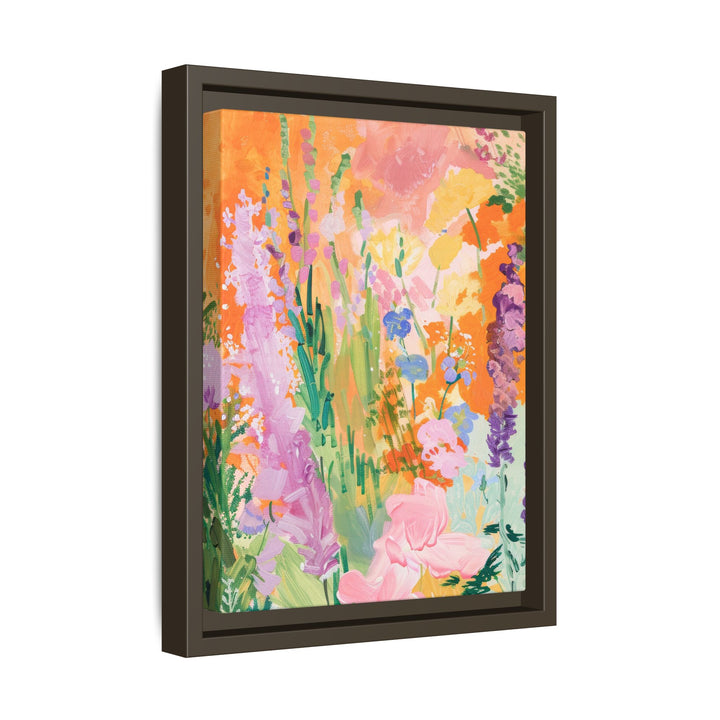 Canvas Wall Art - Sustainably Made Framed Wall Art - Bright Garden