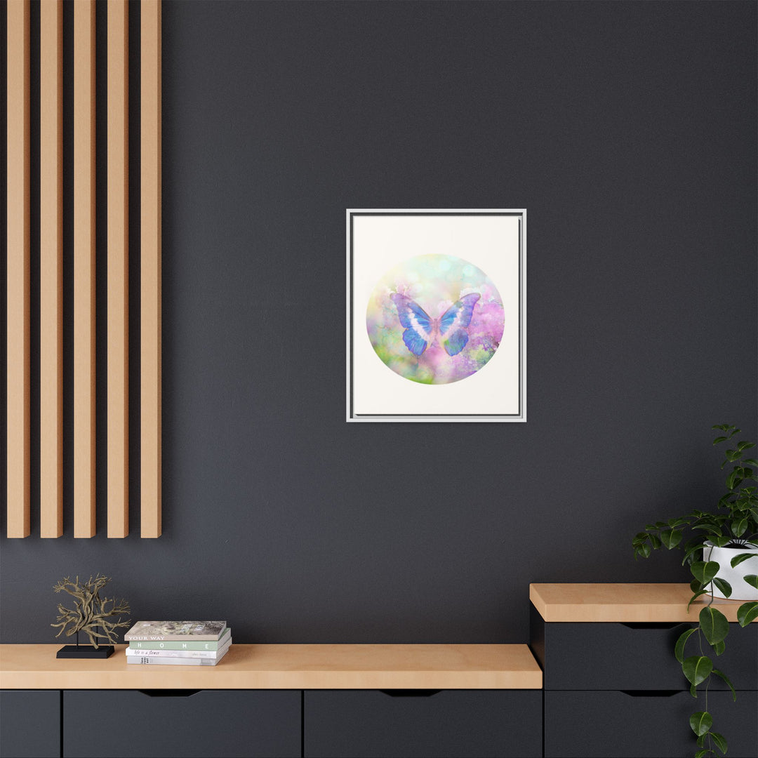 Canvas Wall Art - Sustainably Made Wall Décor - Lilac Butterfly