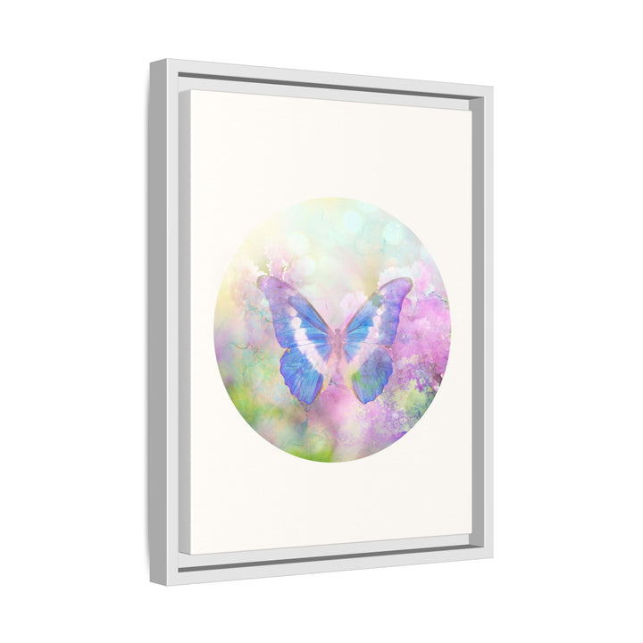 Canvas Wall Art - Sustainably Made Wall Décor - Lilac Butterfly