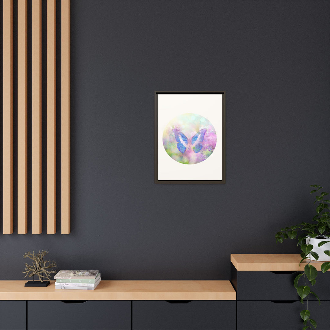 Canvas Wall Art - Sustainably Made Wall Décor - Lilac Butterfly