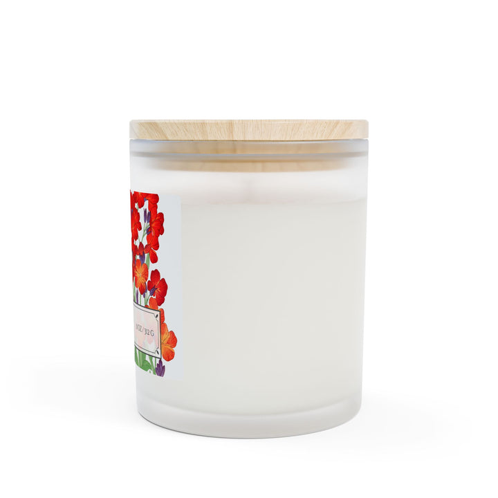 Frosted Glass Candle - 11oz - Soy Wax - Japanese Garden