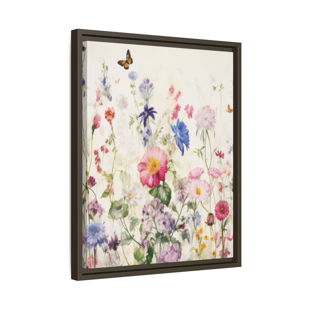 Canvas Wall Art - Sustainably Made Framed Wall Art - Soft Meadow