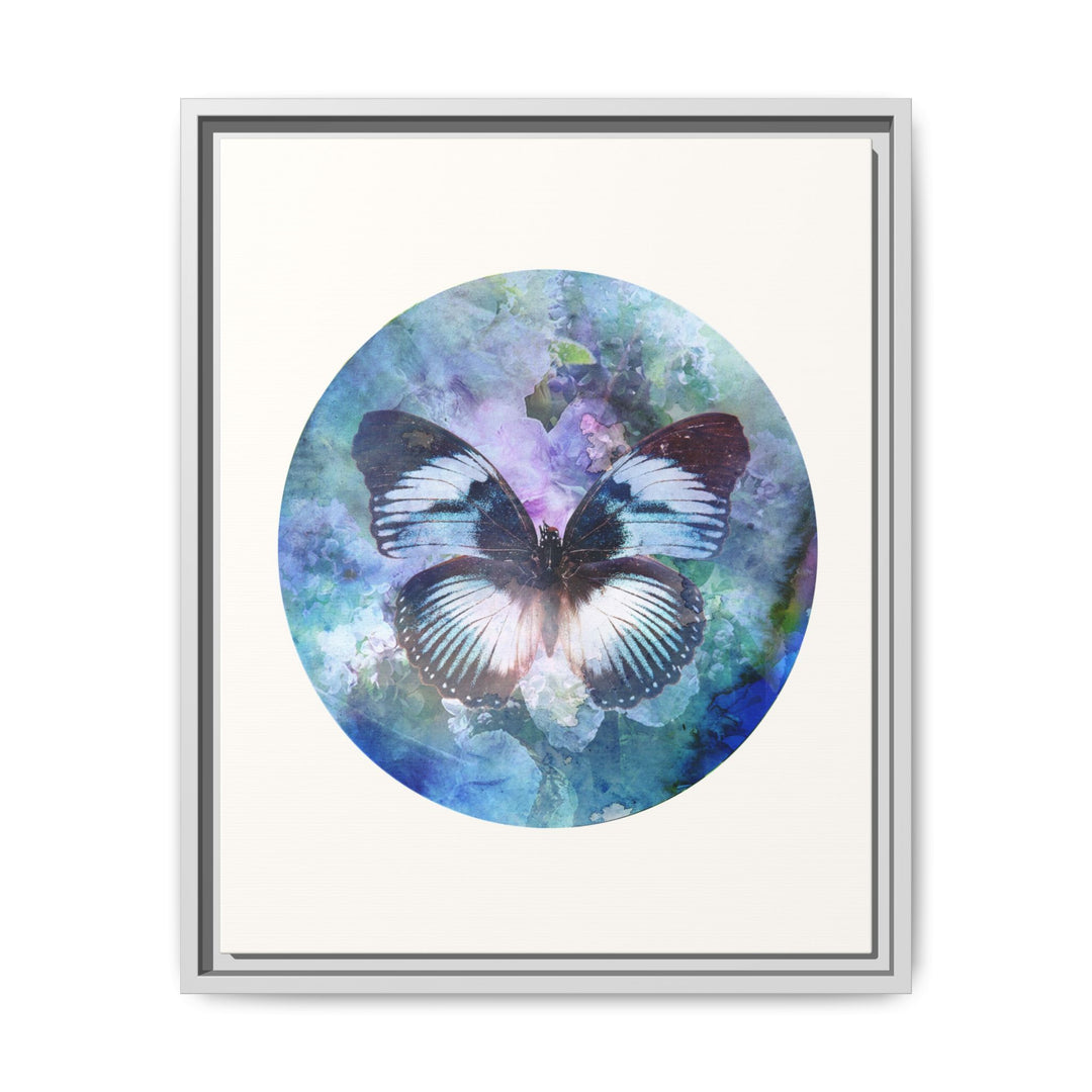 Canvas Wall Art - Sustainably Made Wall Décor - Lilac Butterfly