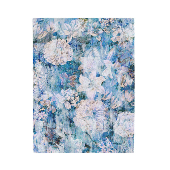 Luxury Velveteen Plush Blanket - Jasmine Evening- Cozy & Soft