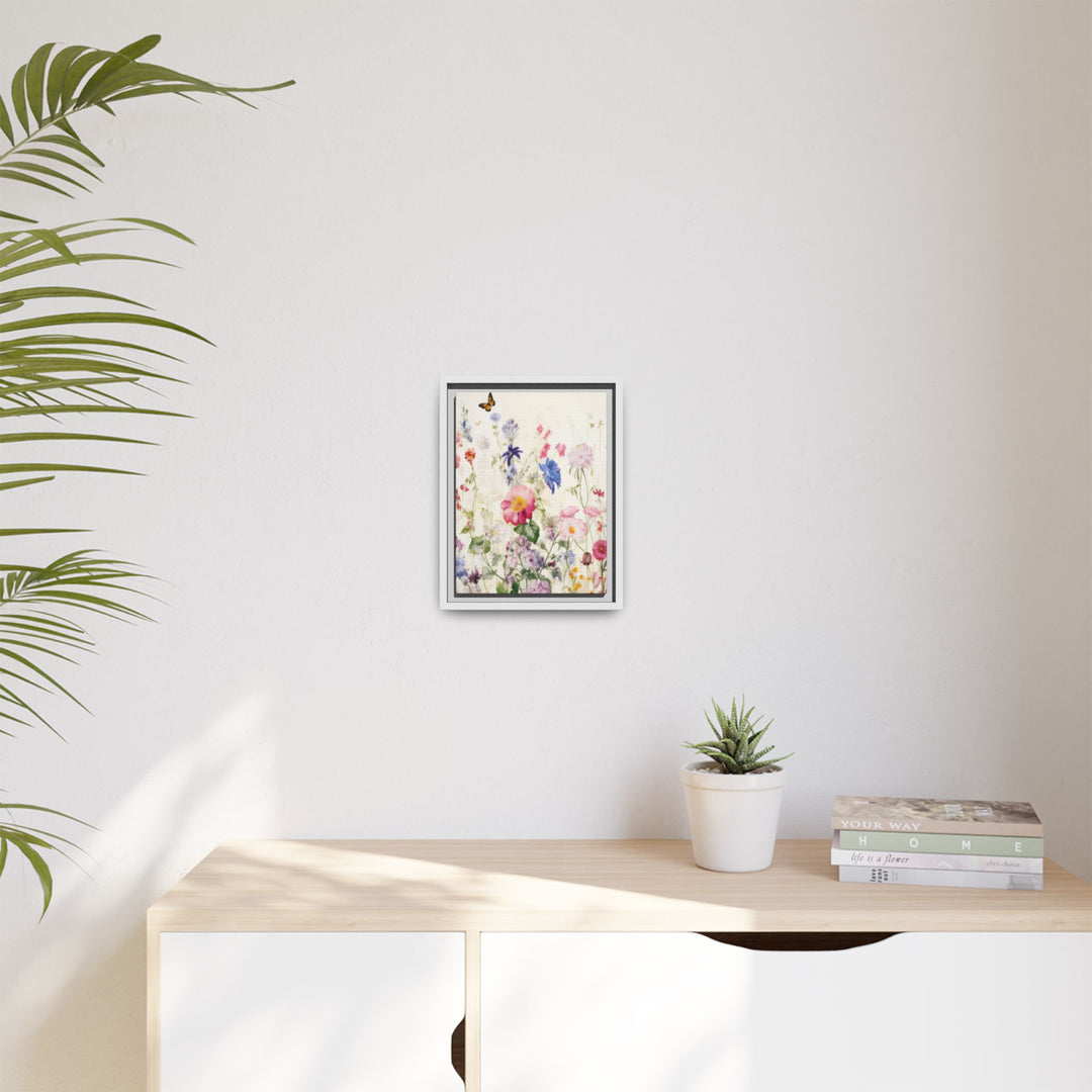 Canvas Wall Art - Sustainably Made Framed Wall Art - Soft Meadow