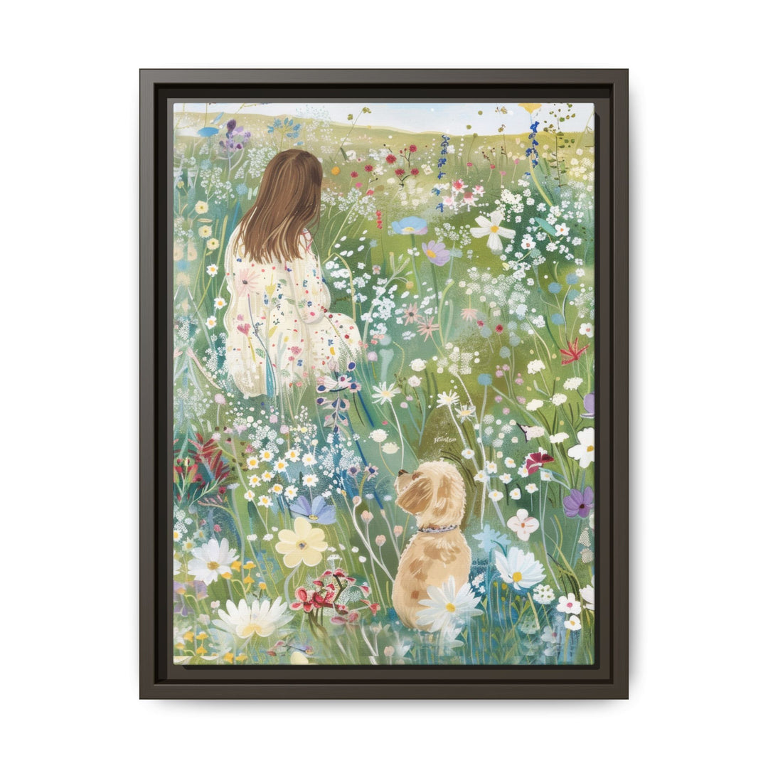 Canvas Wall Art - Sustainably Made Framed Wall Art - In the Meadow