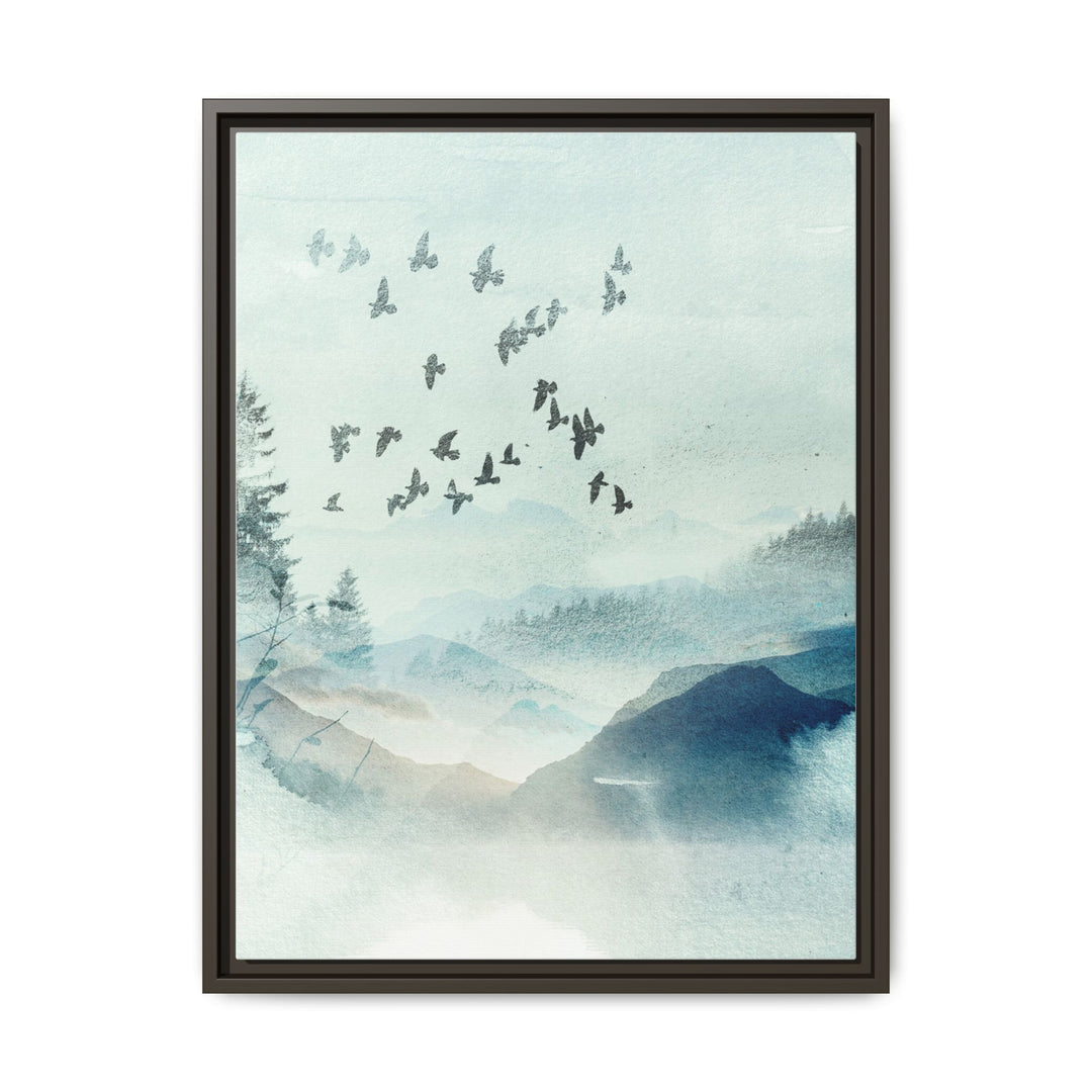 Canvas Wall Art - Sustainably Made Framed Wall Art - Morning Birds