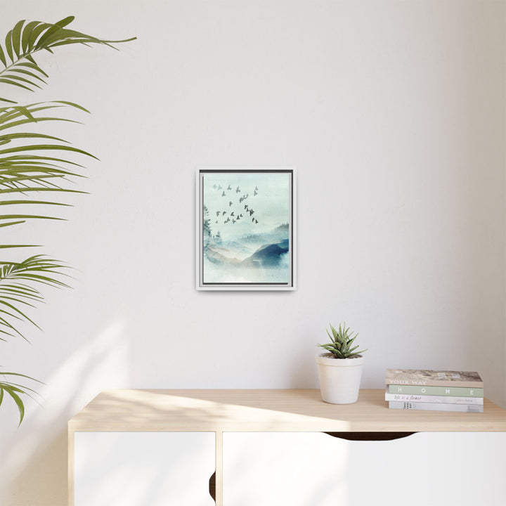 Canvas Wall Art - Sustainably Made Framed Wall Art - Morning Birds