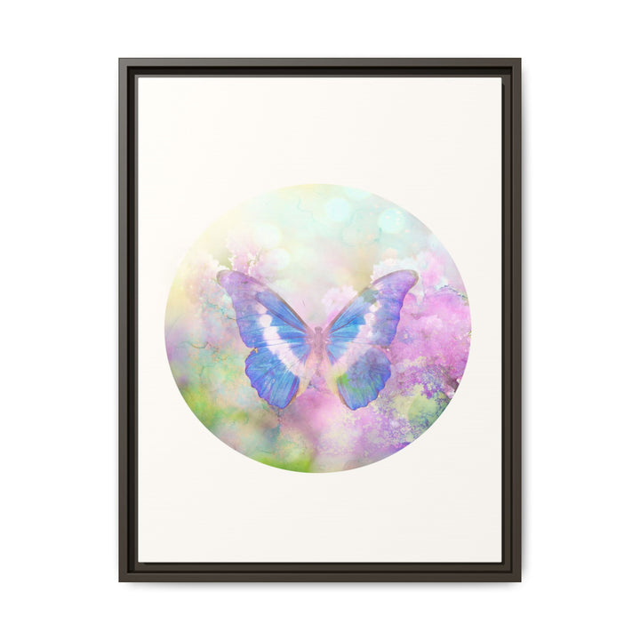 Canvas Wall Art - Sustainably Made Wall Décor - Lilac Butterfly