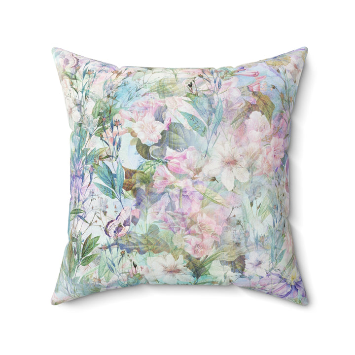 Luxury Faux Suede Pillow - Pastel Summer