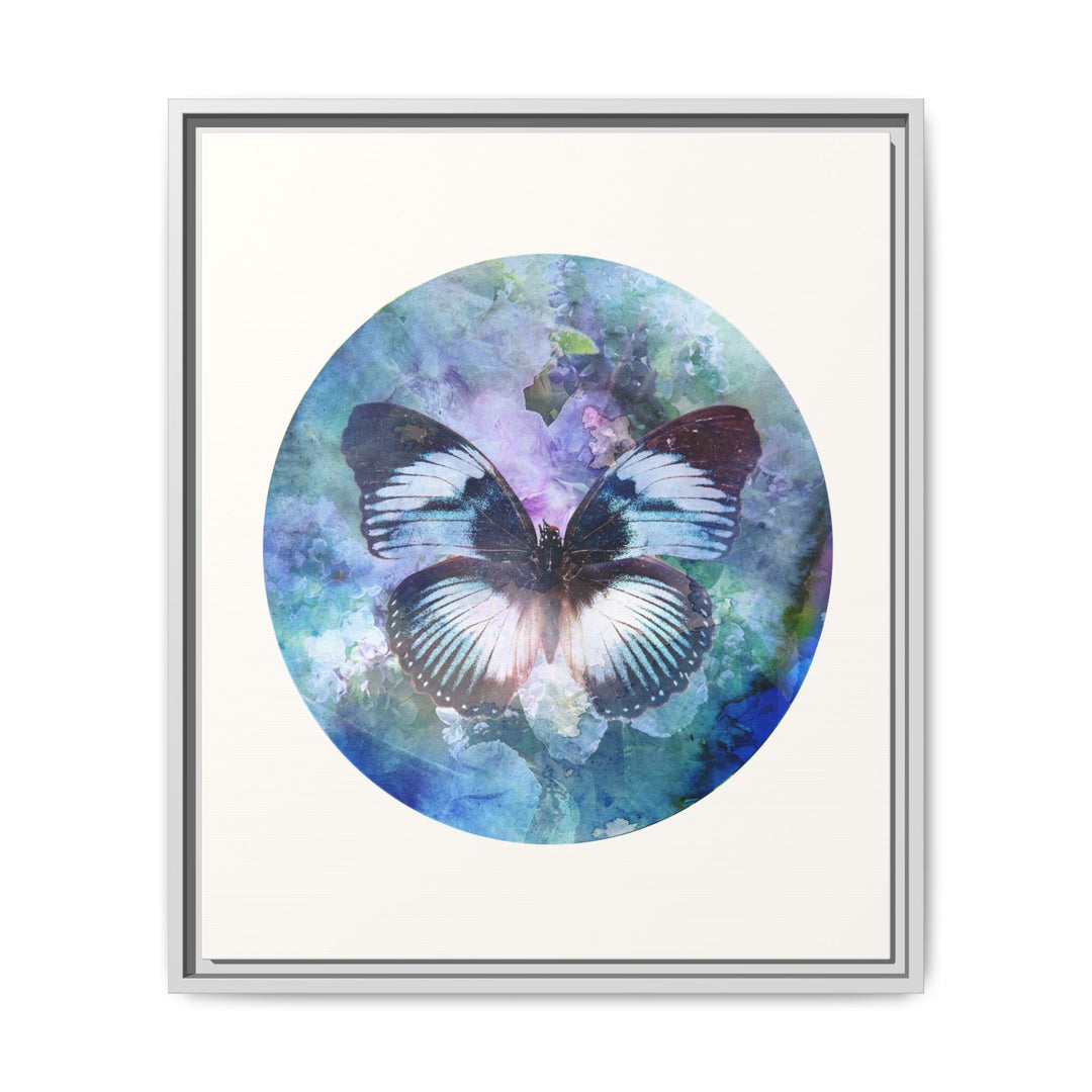 Canvas Wall Art - Sustainably Made Wall Décor - Lilac Butterfly