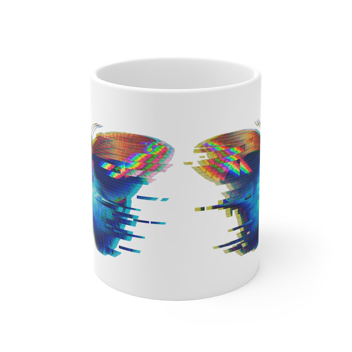 Mug 11 oz. - BPA-free -Psychedelic Butterfly