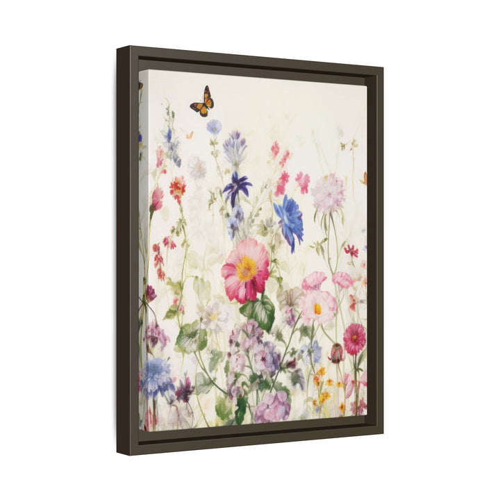 Canvas Wall Art - Sustainably Made Framed Wall Art - Soft Meadow