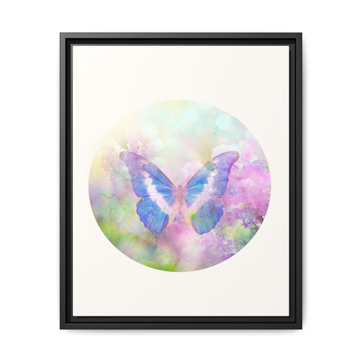 Canvas Wall Art - Sustainably Made Wall Décor - Lilac Butterfly