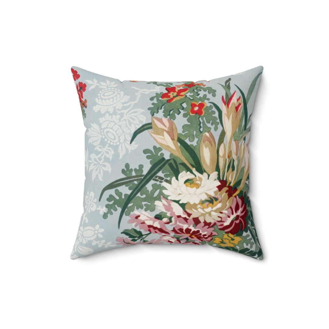 Luxury Faux Suede Pillow - Fall Garden - Gilded Age Collection