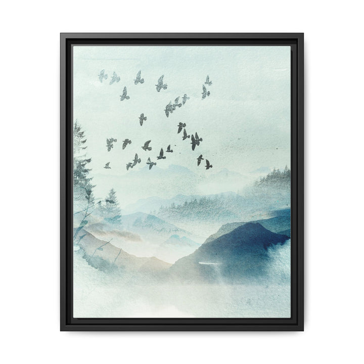 Canvas Wall Art - Sustainably Made Framed Wall Art - Morning Birds