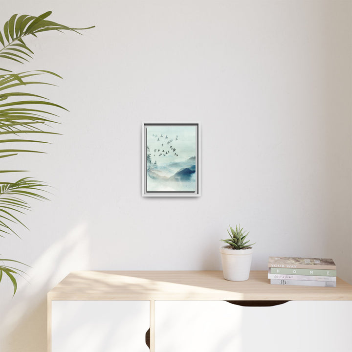 Canvas Wall Art - Sustainably Made Framed Wall Art - Morning Birds