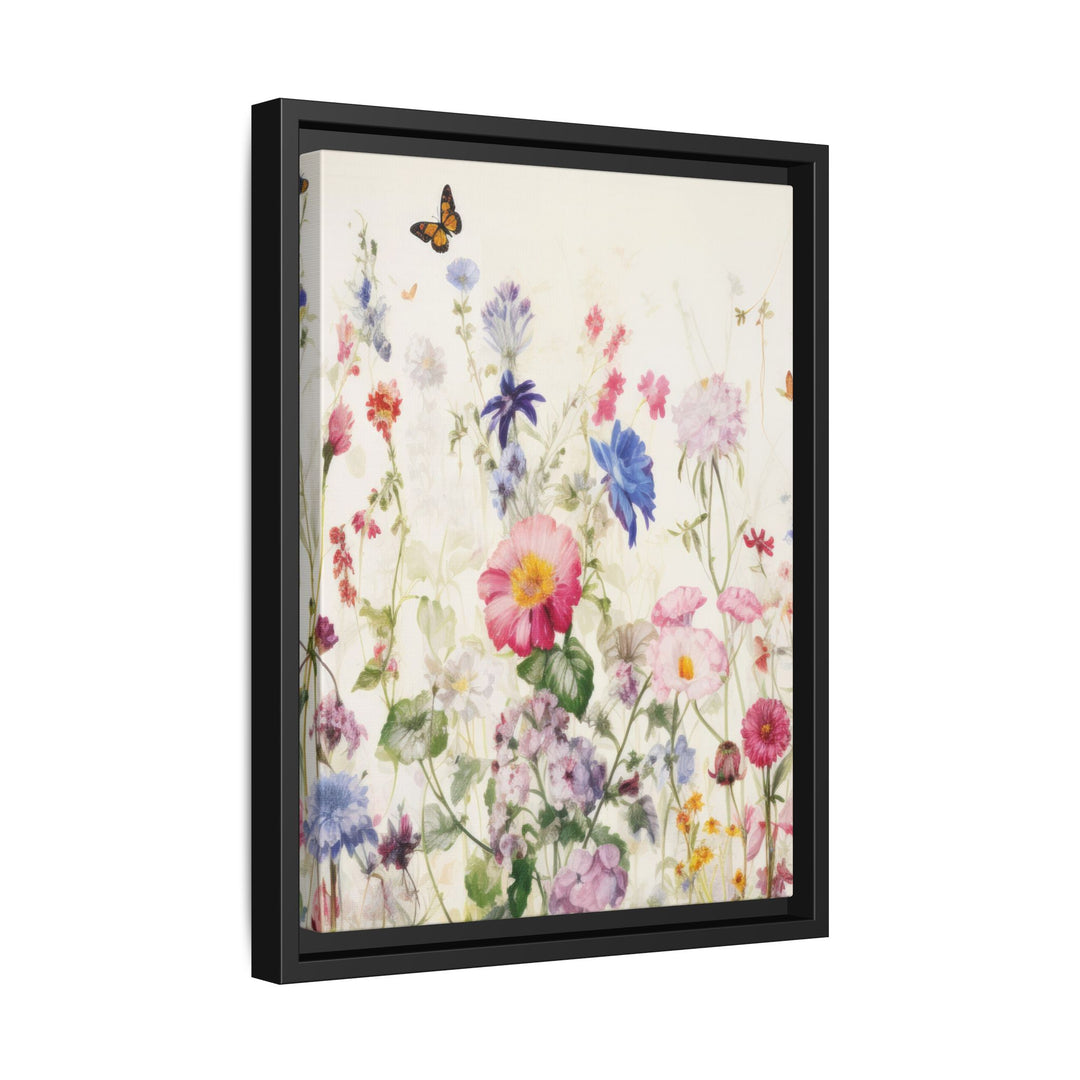 Canvas Wall Art - Sustainably Made Framed Wall Art - Soft Meadow