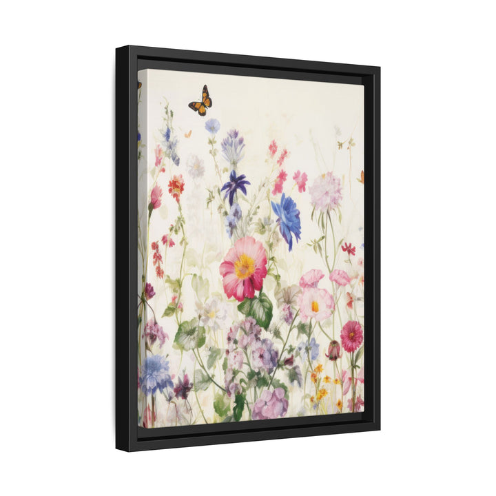 Canvas Wall Art - Sustainably Made Framed Wall Art - Soft Meadow