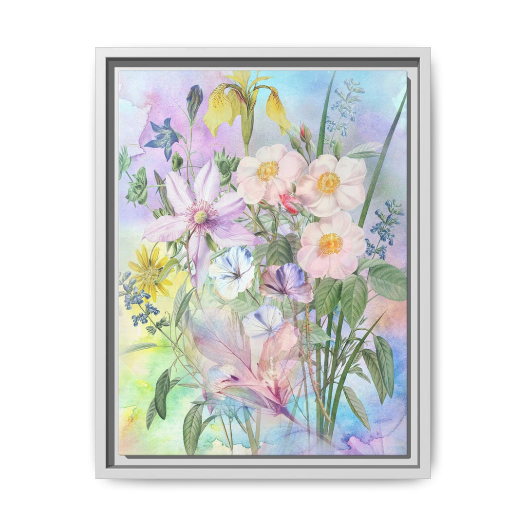 Canvas Wall Art - Sustainably Made Framed Wall Art - Wild Rose Garden