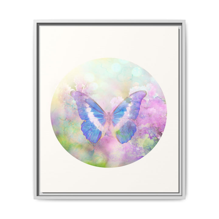 Canvas Wall Art - Sustainably Made Wall Décor - Lilac Butterfly