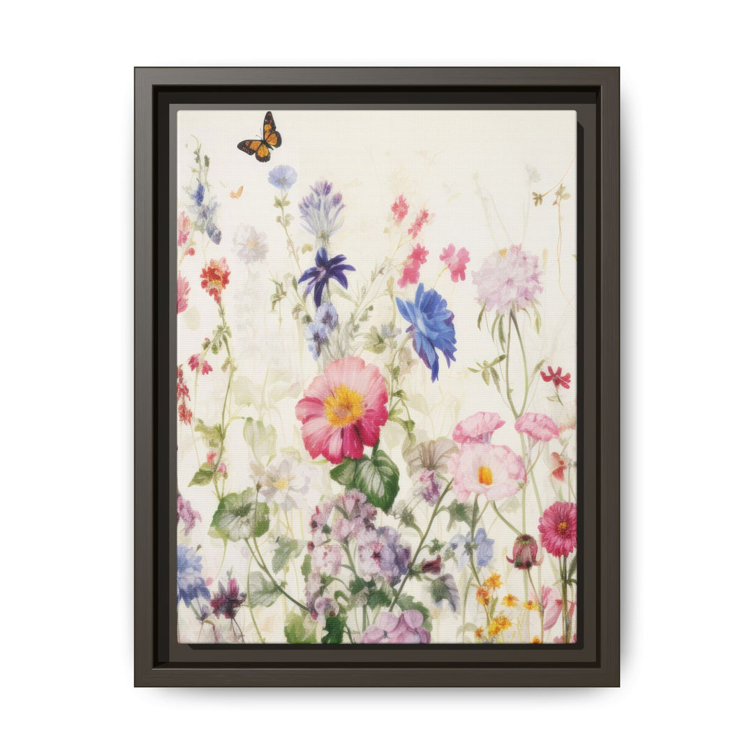 Canvas Wall Art - Sustainably Made Framed Wall Art - Soft Meadow