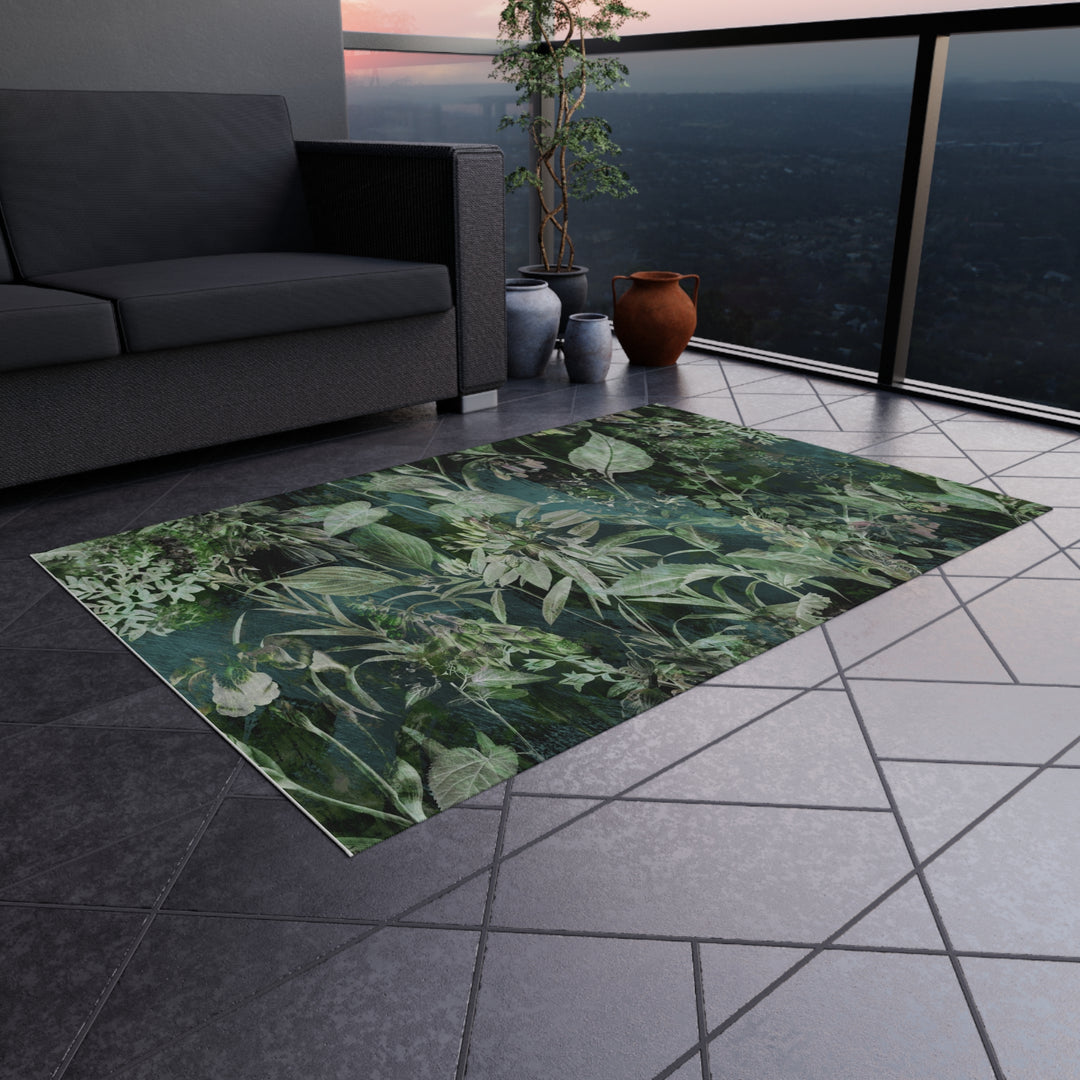 Outdoor Rug - Green Forest