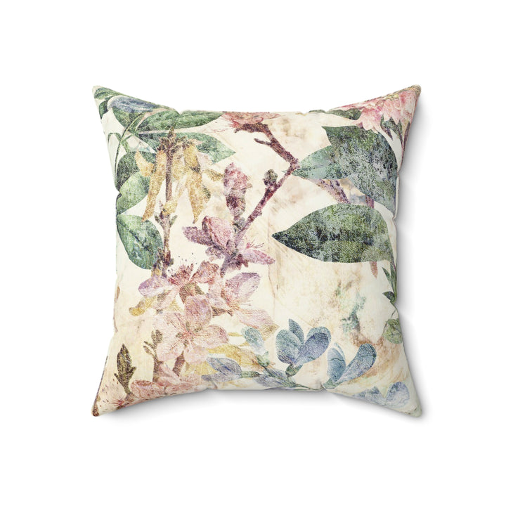Luxury Faux Suede Pillow - Faded Fresco