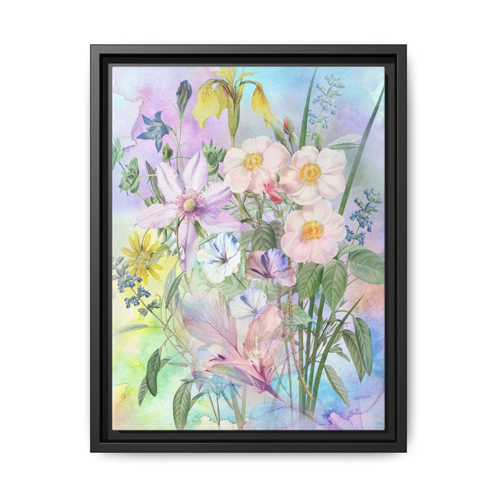 Canvas Wall Art - Sustainably Made Framed Wall Art - Wild Rose Garden