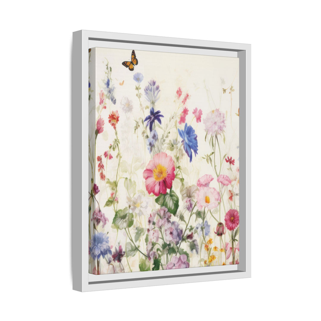 Canvas Wall Art - Sustainably Made Framed Wall Art - Soft Meadow