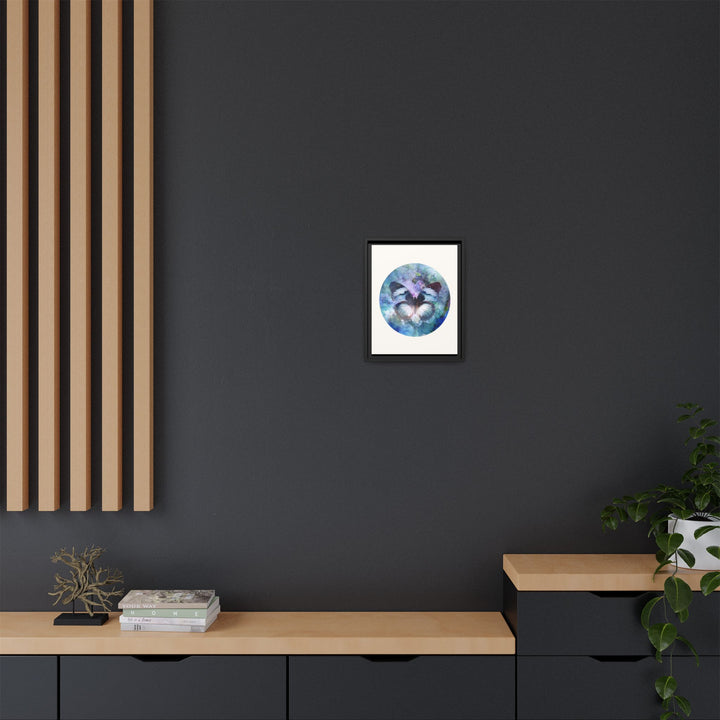 Canvas Wall Art - Sustainably Made Wall Décor - Lilac Butterfly