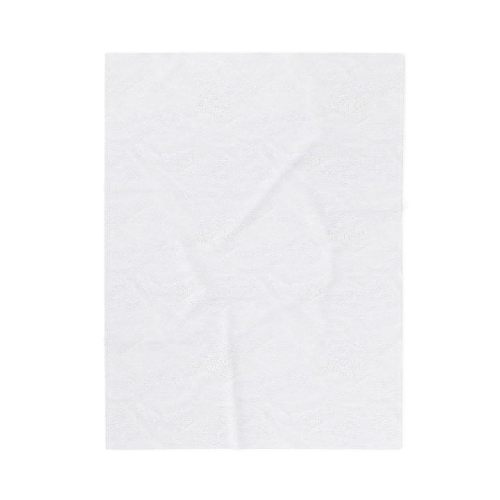 Luxury Velveteen Plush Blanket - Pastel Garden- Cozy & Soft