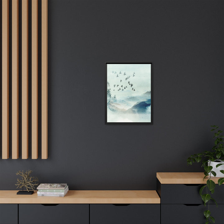 Canvas Wall Art - Sustainably Made Framed Wall Art - Morning Birds