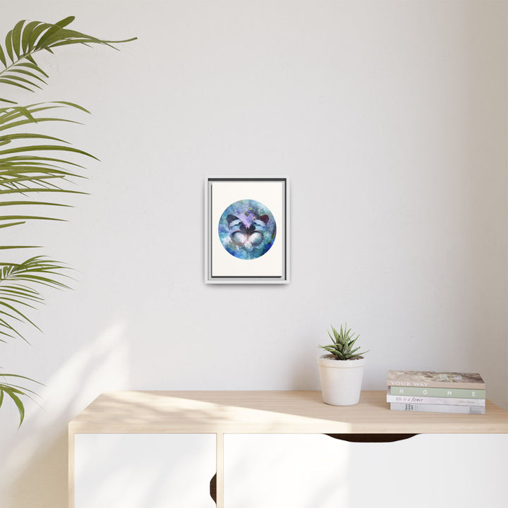 Canvas Wall Art - Sustainably Made Wall Décor - Lilac Butterfly